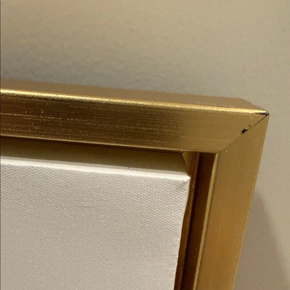 💋Designer Bear Art‎ Print with Gold Frame